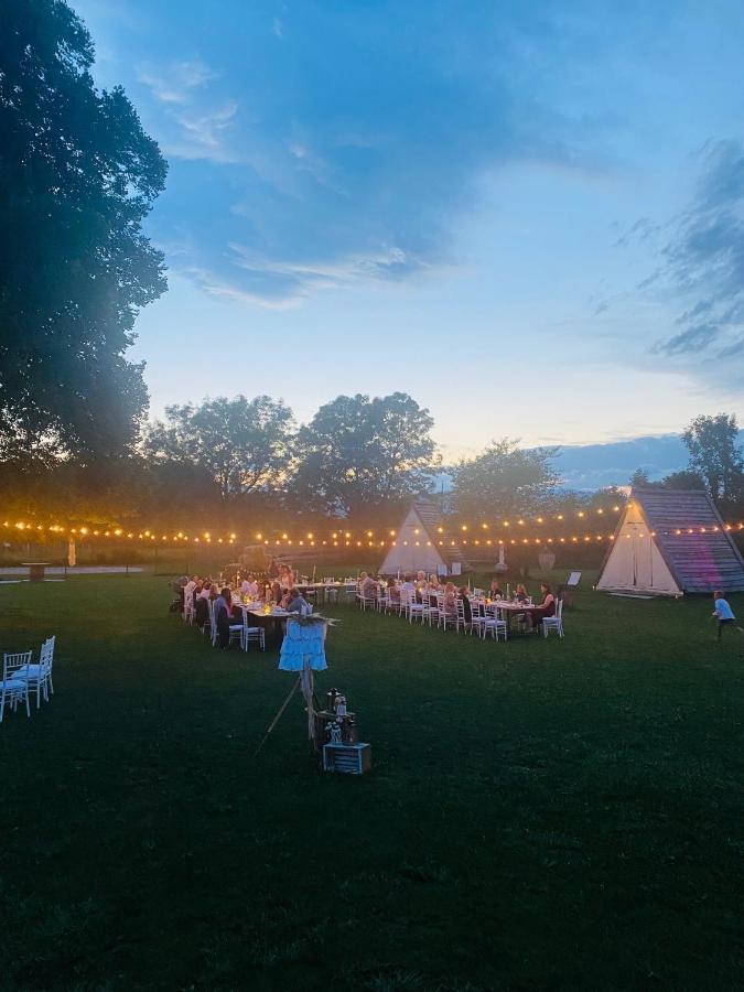 Greenvalleyglamping Sesce Pri Preboldu ภายนอก รูปภาพ