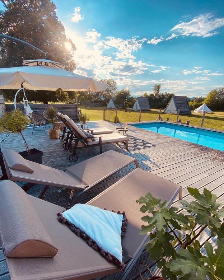 Greenvalleyglamping Sesce Pri Preboldu ภายนอก รูปภาพ